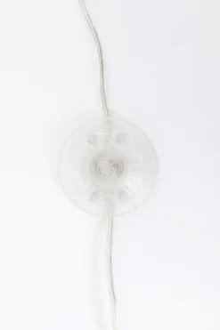 Lampa podłogowa Calotta 40x151 cm srebrna