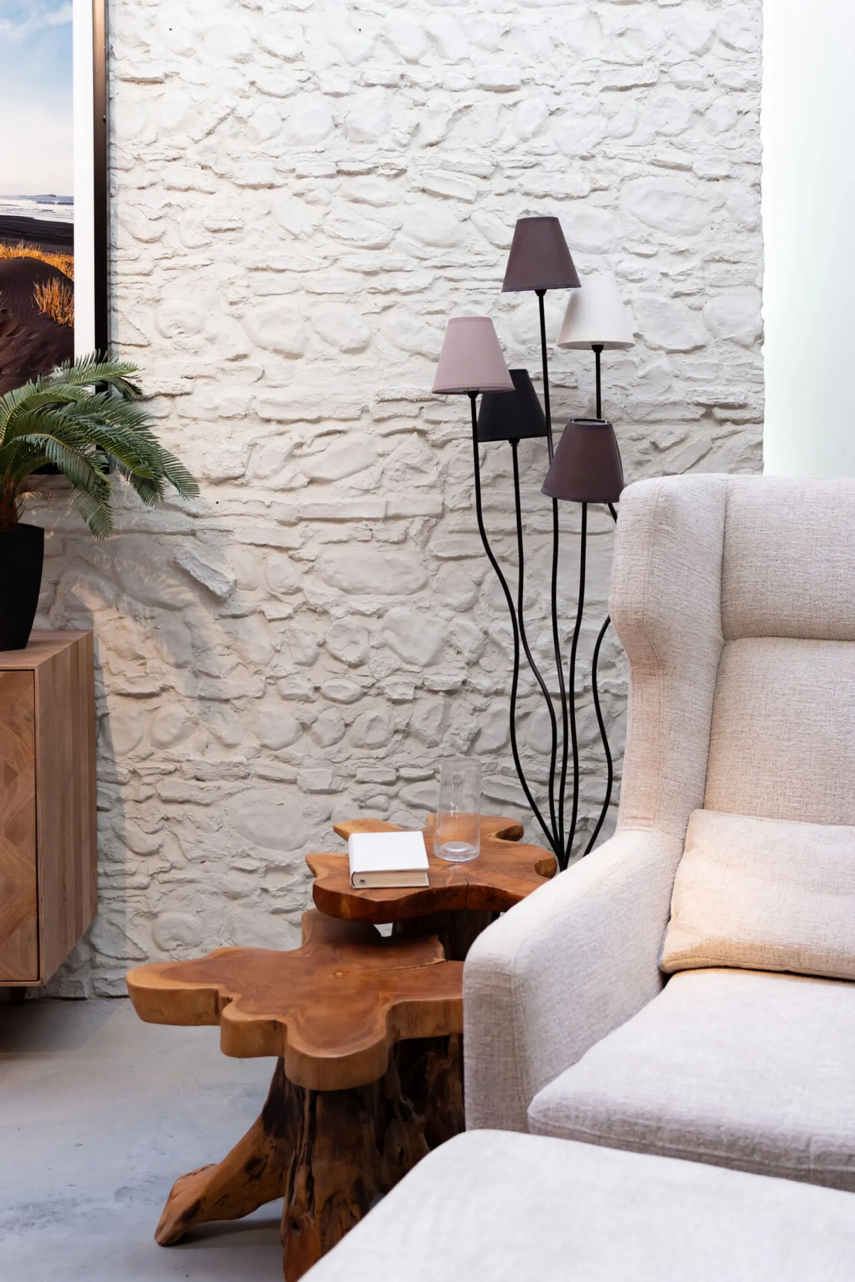 Lampa podłogowa Flexible Mocca 40x163 cm