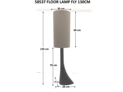 Lampa podłogowa Fly130cm