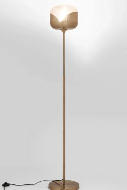 Lampa podłogowa Goblet 25x160 cm złota