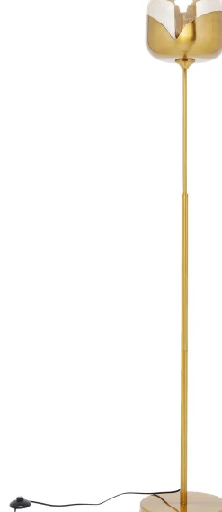 Lampa podłogowa Goblet 25x160 cm złota