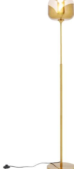 Lampa podłogowa Goblet 25x160 cm złota