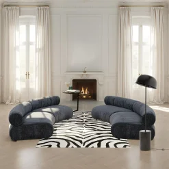 Lampa podłogowa Loungy czarna 160cm