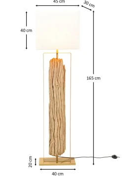 Lampa podłogowa Nature Stem Gold 165cm