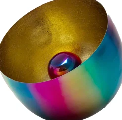 Lampa Podłogowa Rainbow Złota Ø35cm