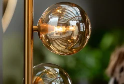 Lampa podłogowa Scal Balls 28x160 cm mosiężna