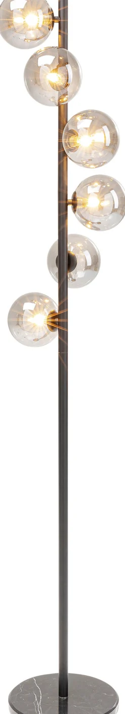 Lampa podłogowa Scal Balls 28x160 cm czarna