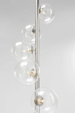 Lampa podłogowa Scal Balls 28x160 cm srebrna