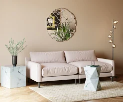 Lampa podłogowa Scal Balls 28x160 cm srebrna
