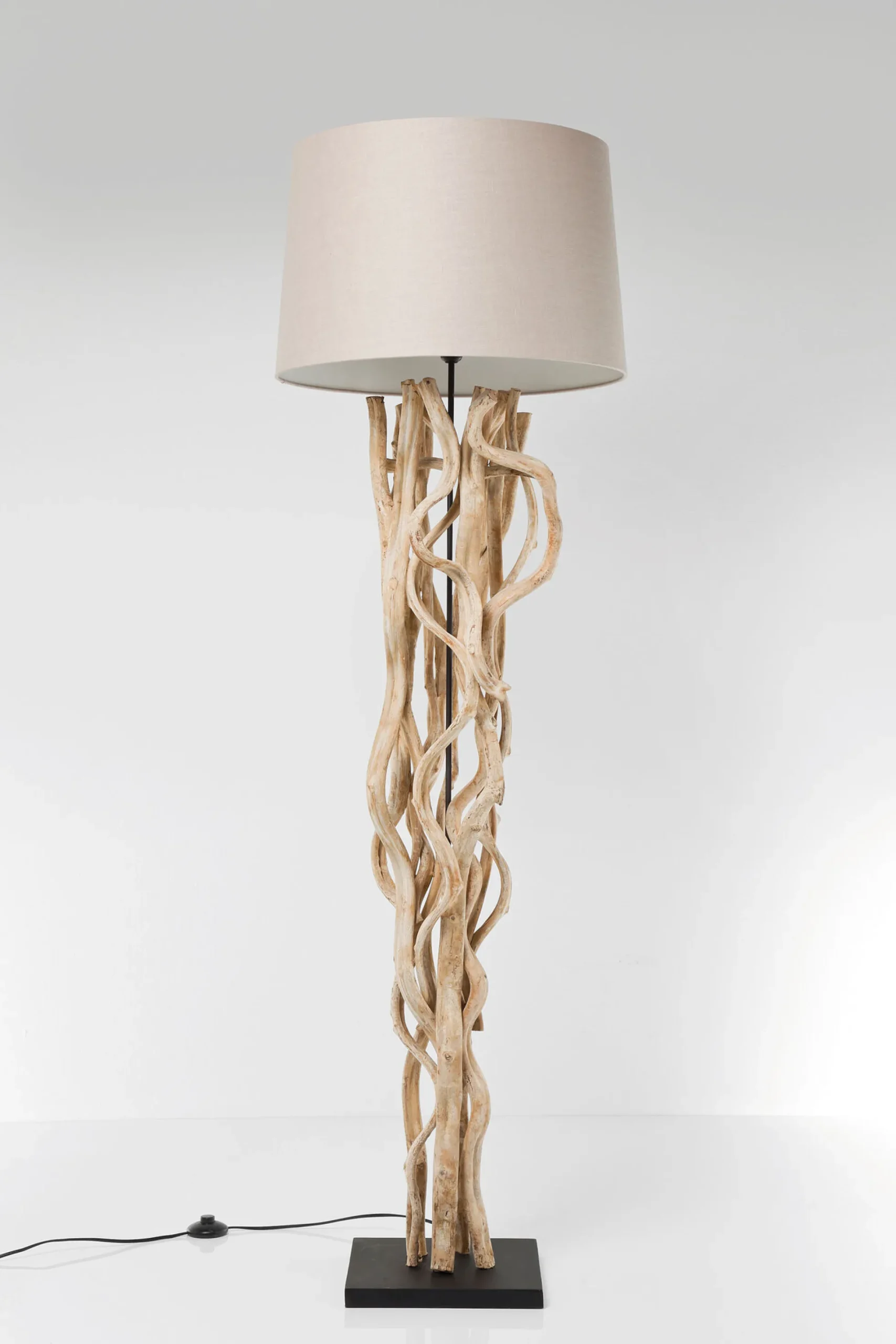 Lampa podłogowa Scultra 55x158 cm naturalna