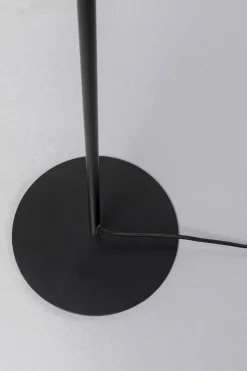 Lampa podłogowa z kolorowym kloszem podstawa czarna Ø45x160 cm