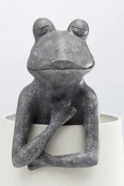 Lampa stołowa Animal Frog 23x58 cm szara