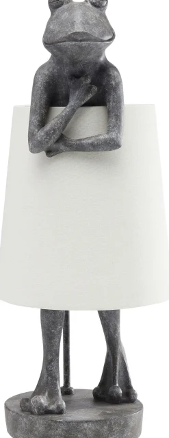Lampa stołowa Animal Frog 23x58 cm szara
