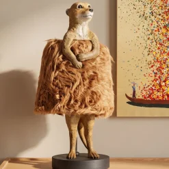 Lampa stołowa Animal Meerkat Fur 50cm