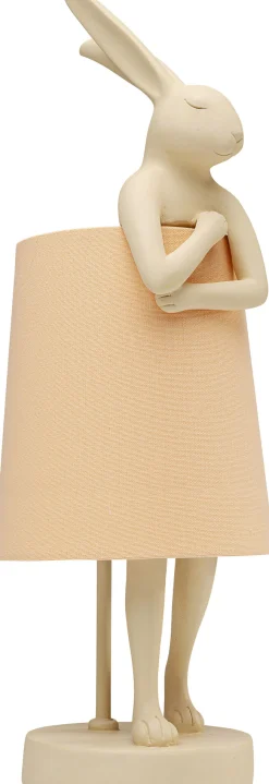 Lampa stołowa Animal Rabbit peach 50cm