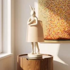 Lampa stołowa Animal Rabbit peach 50cm