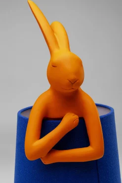 Lampa stołowa Animal Rabbit pomarańczowo-niebieska 50cm