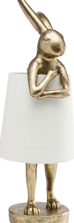 Lampa stołowa Animal Rabbit 23x68 cm złota