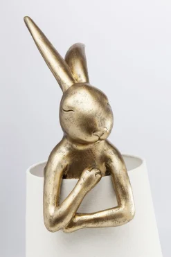 Lampa stołowa Animal Rabbit 23x68 cm złota