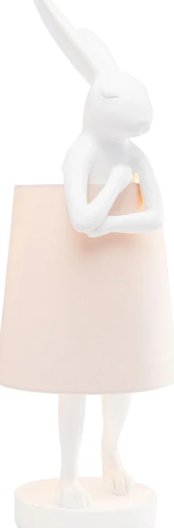 Lampa stołowa Animal Rabbit 27x68 cm biała
