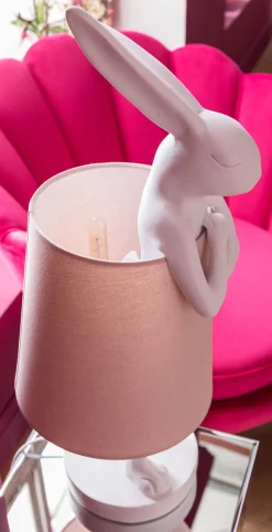 Lampa stołowa Animal Rabbit 27x68 cm biała