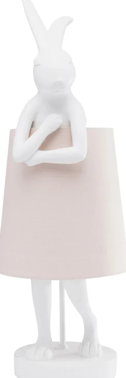 Lampa stołowa Animal Rabbit 27x68 cm biała