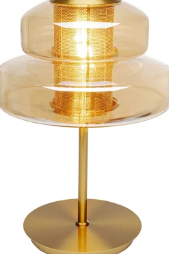Lampa stołowa Arcadia bursztynowa 51cm