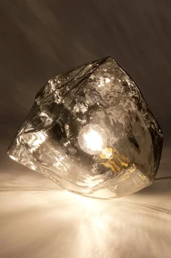 Lampa stołowa Aura przydymiona Ø30cm