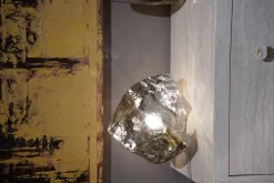 Lampa stołowa Aura przydymiona Ø30cm