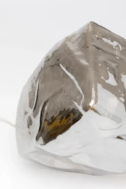 Lampa stołowa Aura przydymiona Ø30cm