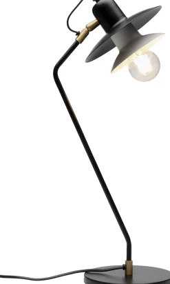 Lampa stołowa biurkowa czarna stalowa 54 cm