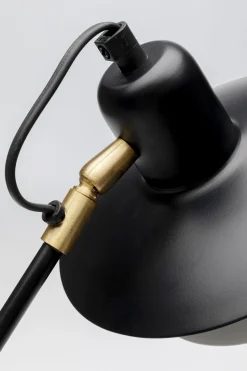Lampa stołowa biurkowa czarna stalowa 54 cm