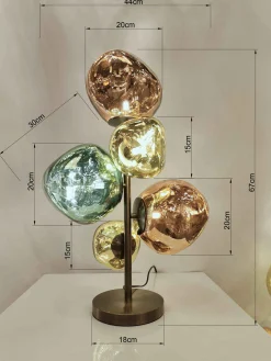 Lampa stołowa Burbuja Colore 65 cm