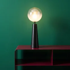 Lampa stołowa Disco Ball czarna 64cm