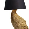 Lampa stołowa Duck 35x58 cm złota