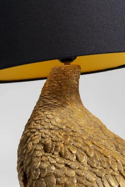 Lampa stołowa Duck 35x58 cm złota