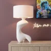 Lampa stołowa Flow Figure White 157cm