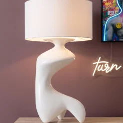 Lampa stołowa Flow Figure White 157cm