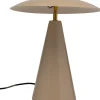 Lampa stołowa Fungo Flat kremowa 33cm