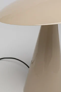 Lampa stołowa Fungo Flat kremowa 33cm