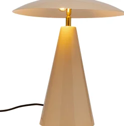 Lampa stołowa Fungo Flat kremowa 33cm
