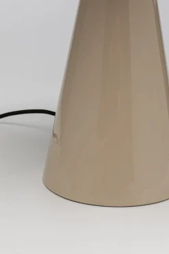 Lampa stołowa Fungo Flat kremowa 33cm