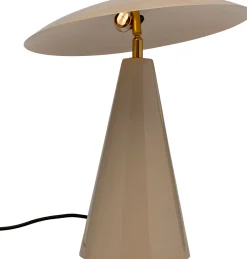 Lampa stołowa Fungo Flat kremowa 33cm