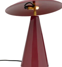 Lampa stołowa Fungo Flat malinowa 33cm
