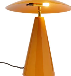 Lampa stołowa Fungo Flat pomarańczowa 33cm