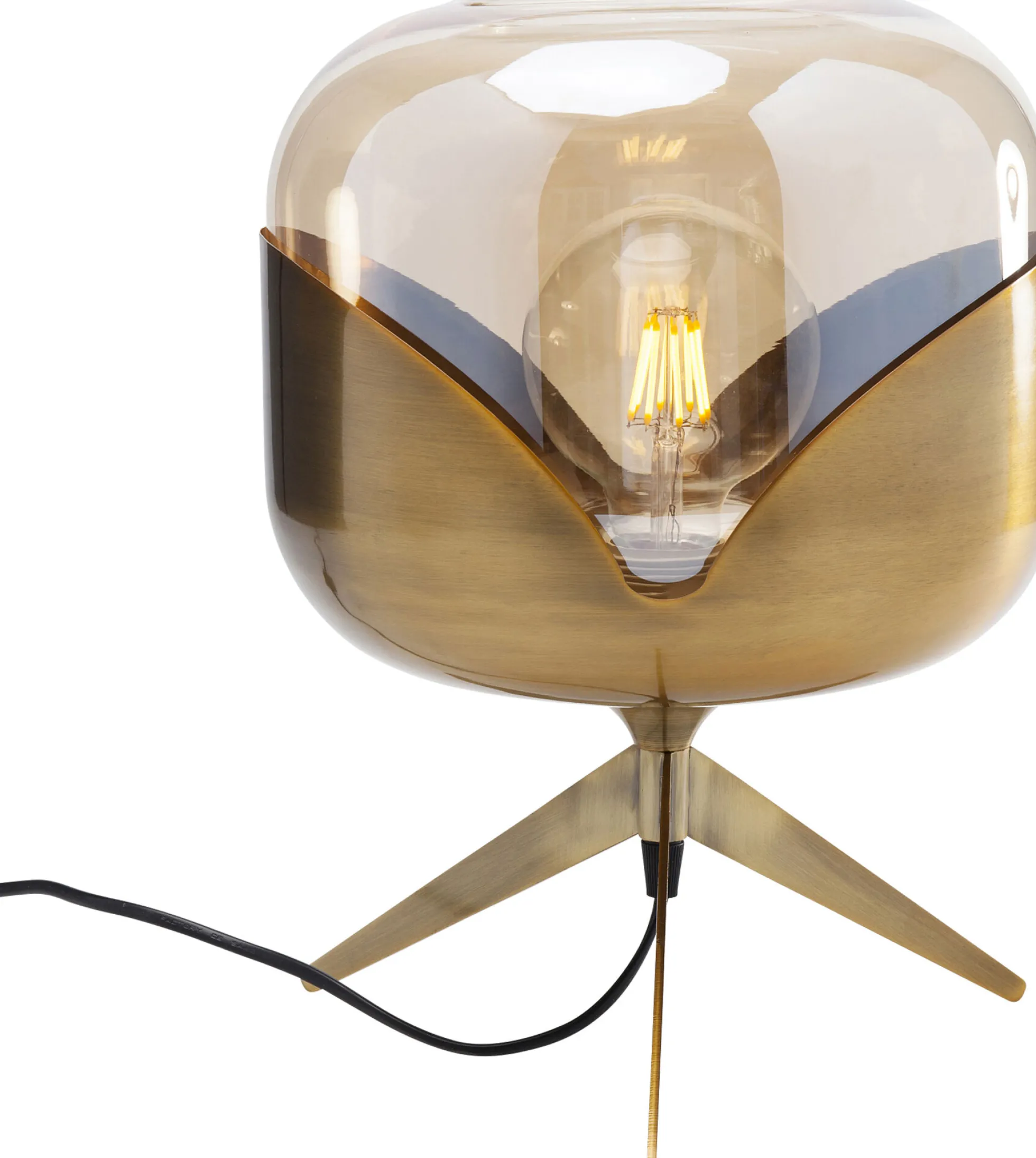 Lampa stołowa Golden Goblet Ball 27x35 cm