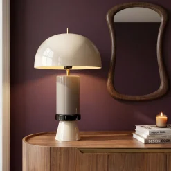 Lampa stołowa Josy szara 51cm