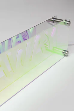 Lampa Stołowa LED Font STAY AWAY