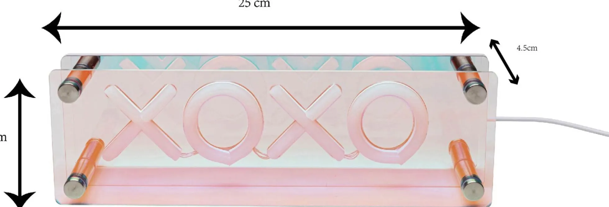 Lampa Stołowa LED Font XOXO