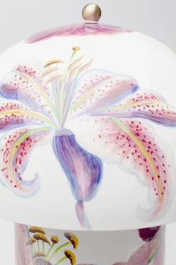 Lampa Stołowa Lillies Różowa